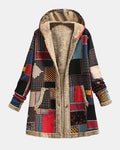 Freja Andersen | vintage Patchwork fleece Jakke