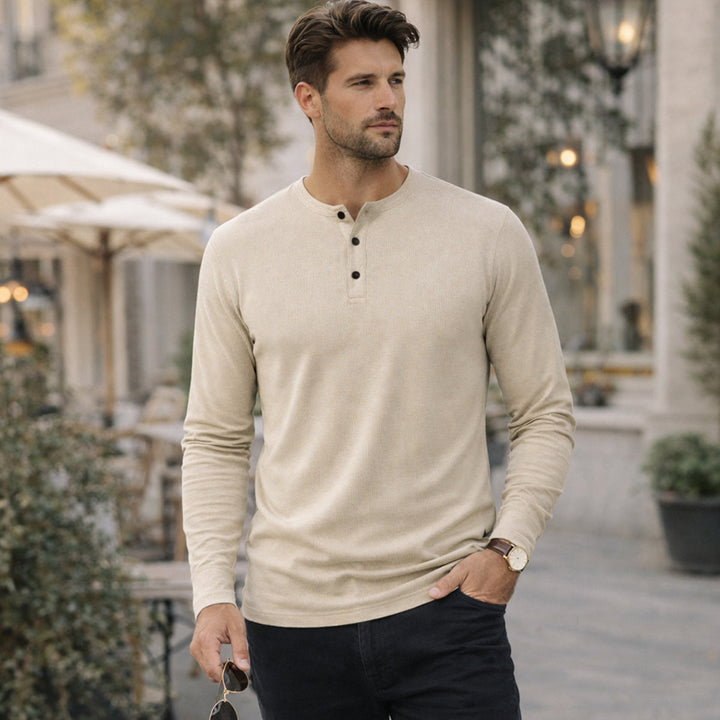 Meadowwood Ridge herre tekstureret striber knap Down Retro skjorte