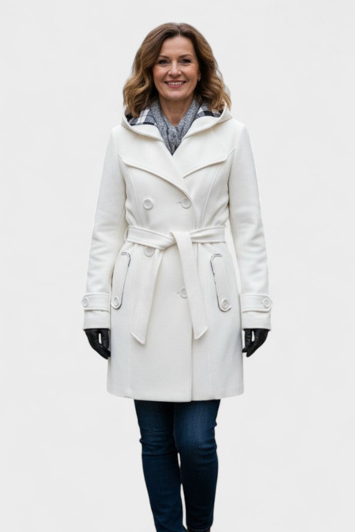 Freja Andersen | Elegant dobbeltradet frakke