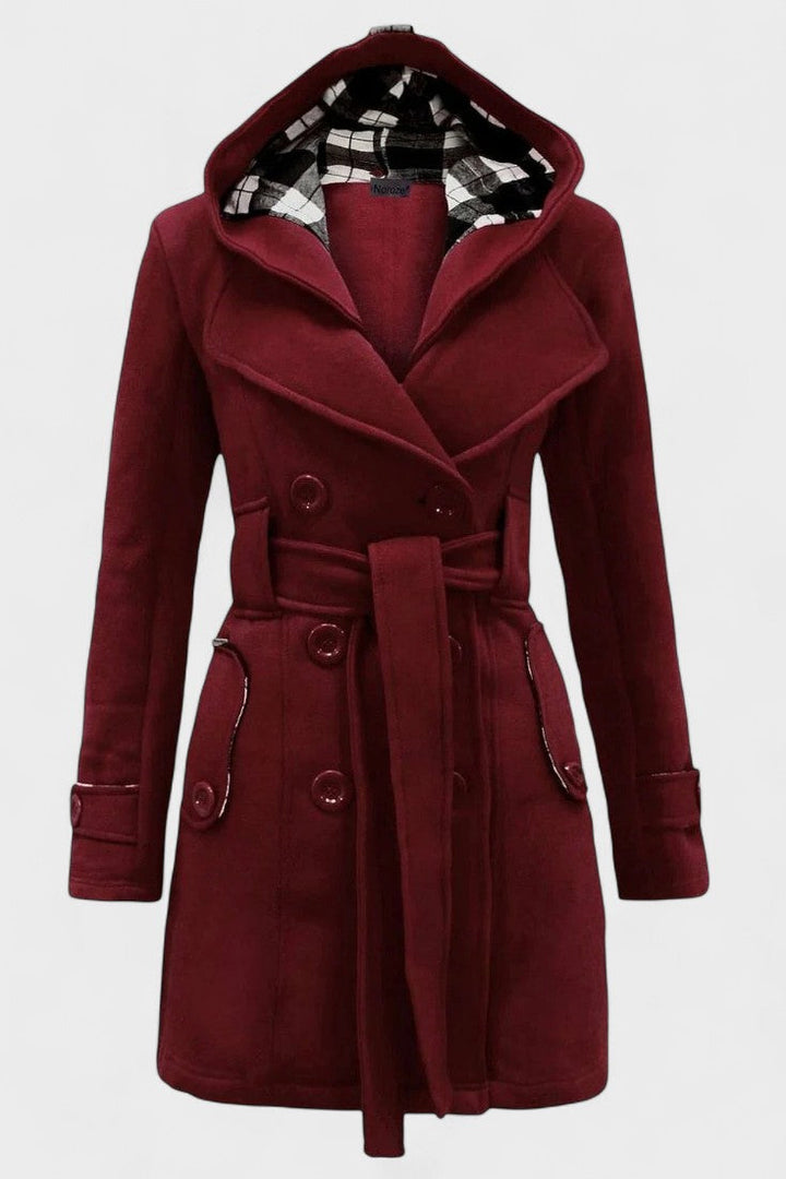 Freja Andersen | Elegant dobbeltradet frakke