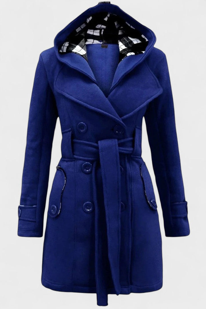 Freja Andersen | Elegant dobbeltradet frakke