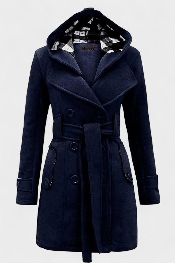 Freja Andersen | Elegant dobbeltradet frakke