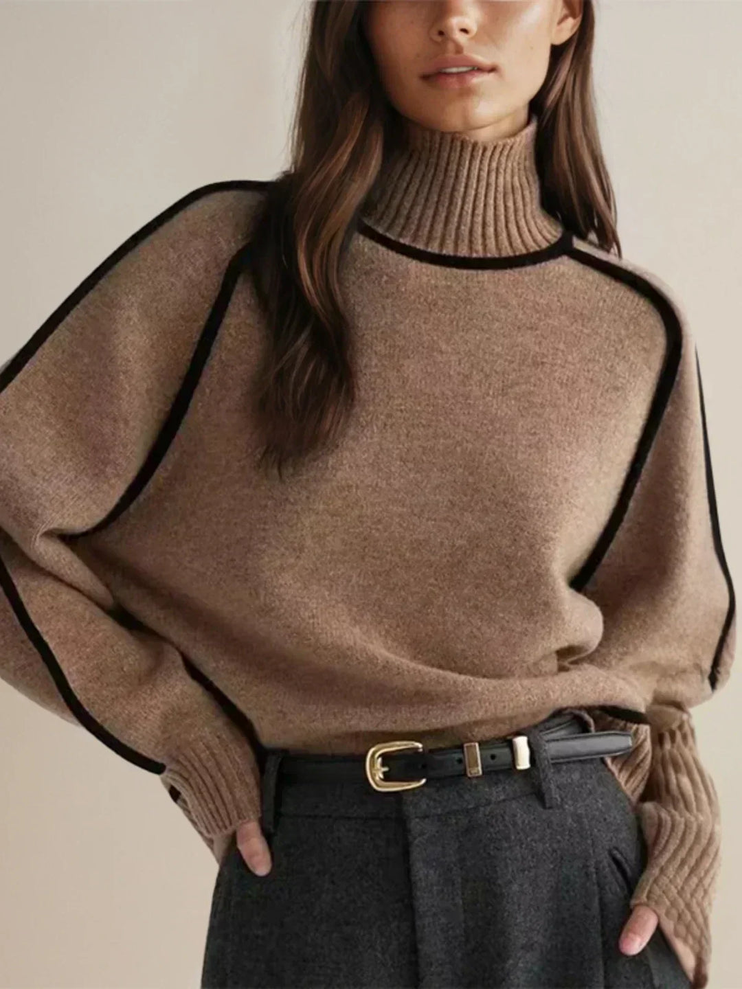 Donna | Cashmere elegant rullekrave sweater — 6