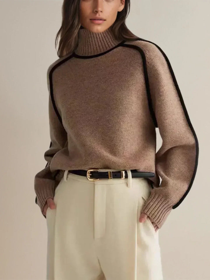 Donna | Cashmere elegant rullekrave sweater — 1