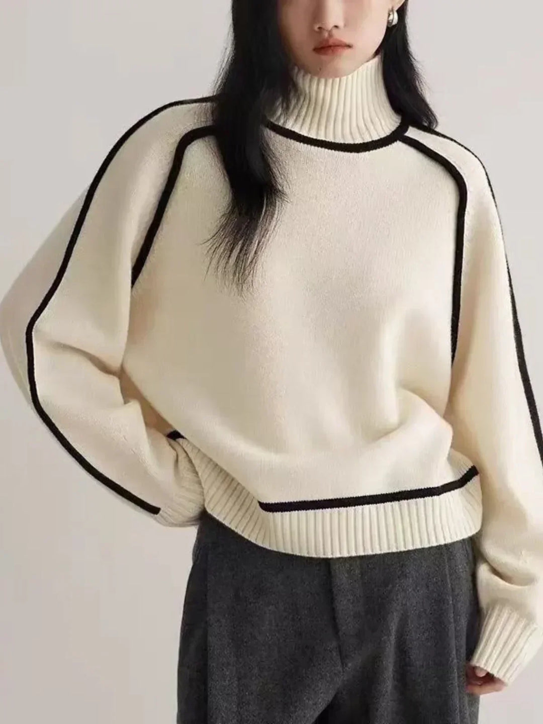 Donna | Cashmere elegant rullekrave sweater — 9