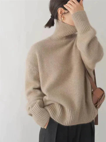 Maria | Cashmere Luxe rullekravetrøje — 2