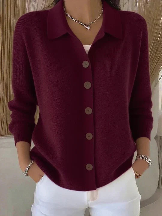Josephine™ | Cardigan med knap foran — 1
