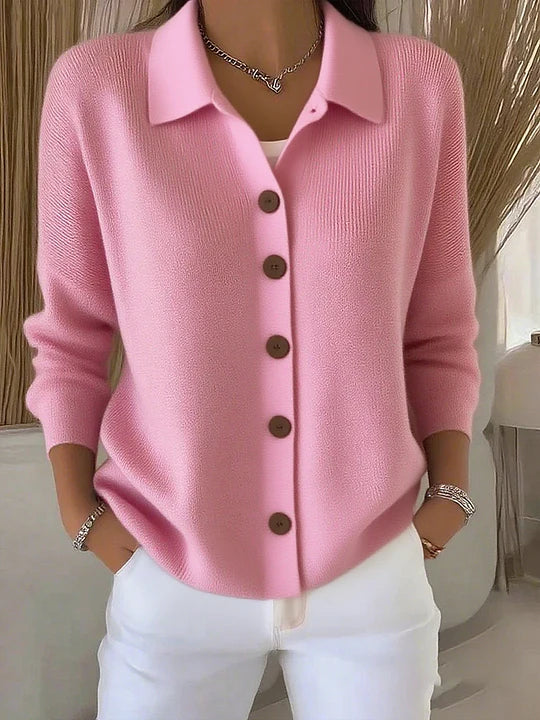 Josephine™ | Cardigan med knap foran — 2