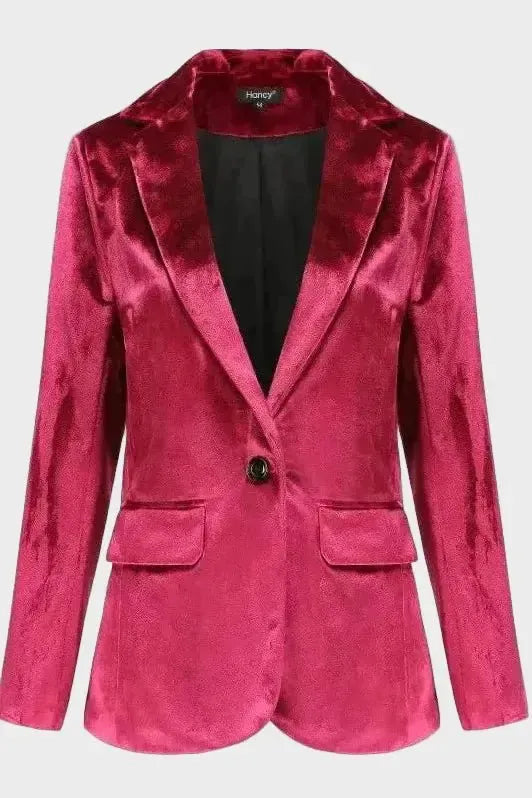 Freja Andersen | Sammet blazer