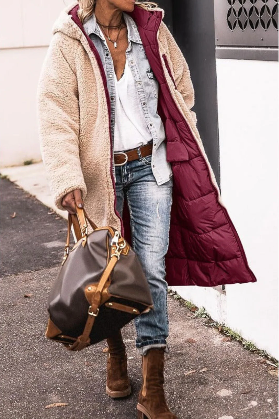 Freja Andersen | Premium vendbar frakke