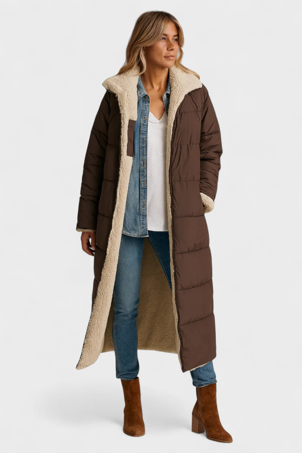 Freja Andersen | Premium vendbar frakke