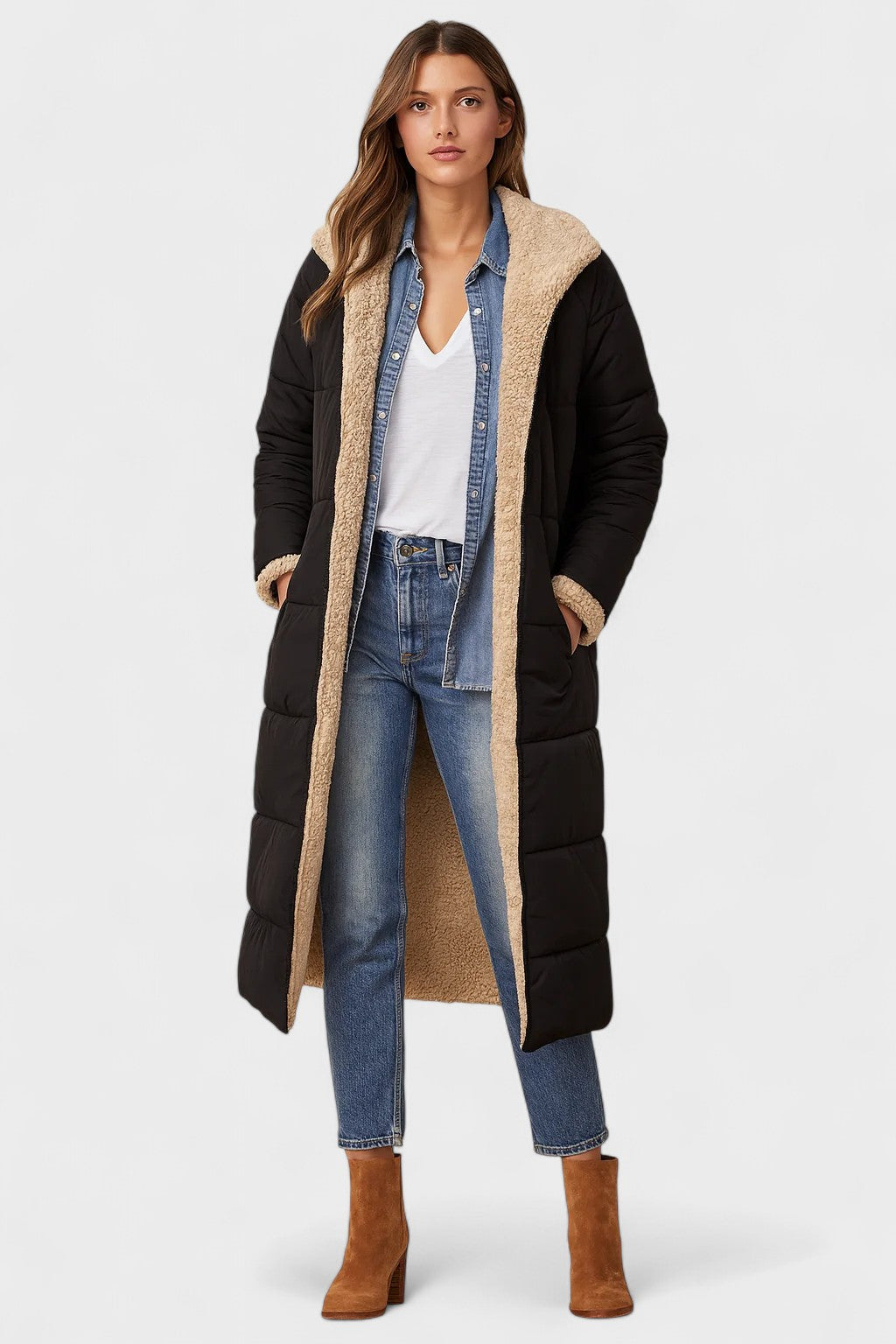 Freja Andersen | Premium vendbar frakke