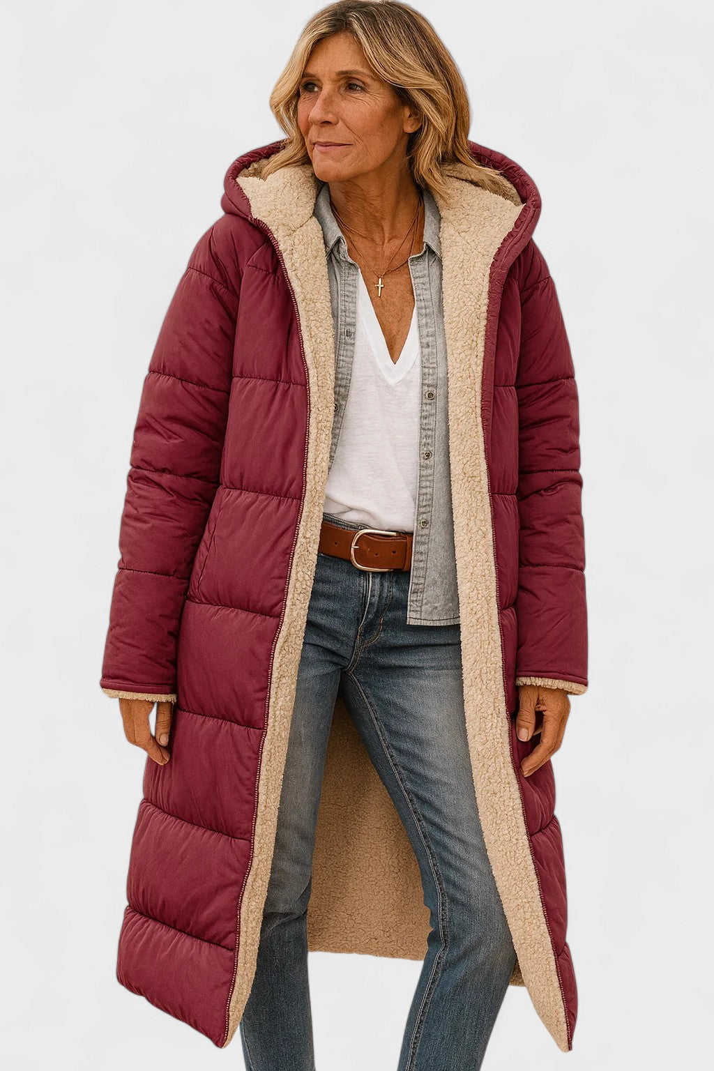 Freja Andersen | Premium vendbar frakke