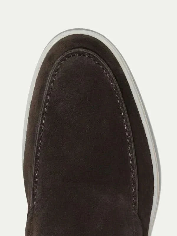 klassisk Suède Loafer brun