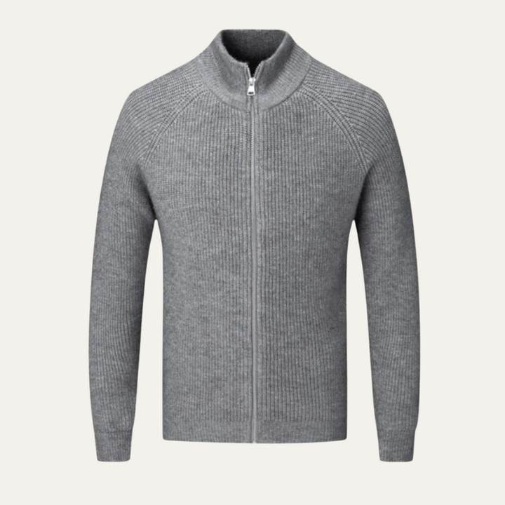 Richmond | Herre Elegant merino uld Zip Up cardigan