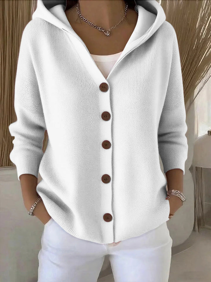 Darienne™ | Strik cardigan med hætte — 5