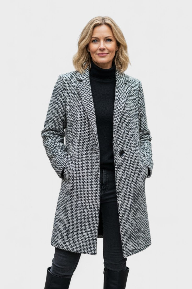 Freja Andersen | Premium Lang Uldfrakke