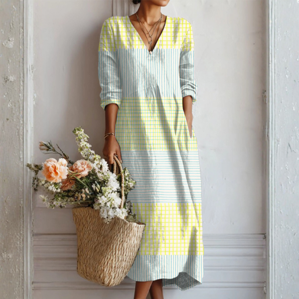 Olivia™ | Hørkjole med naturlig elegance – billede 1