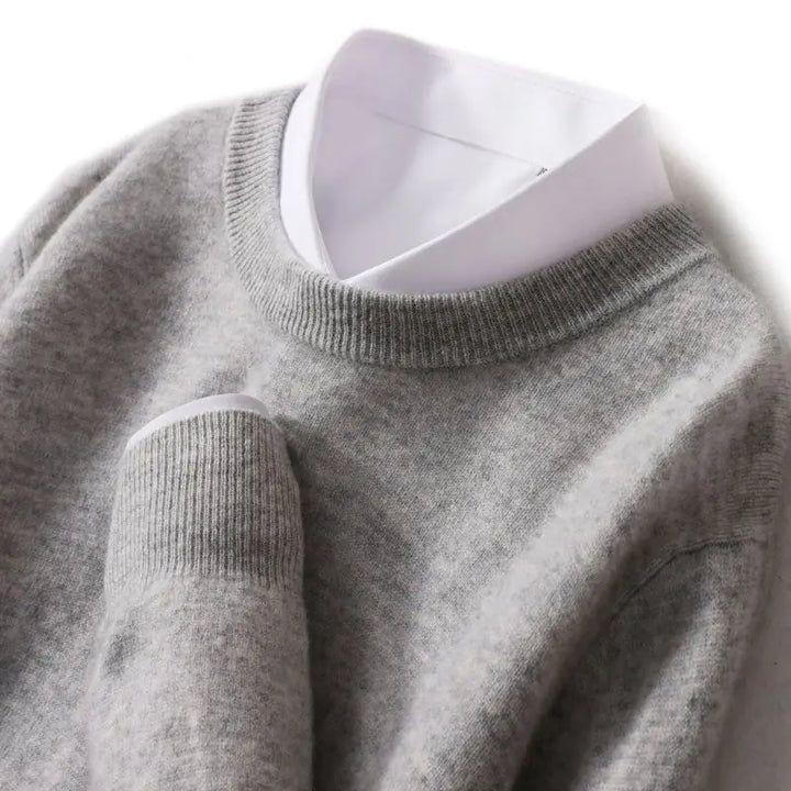 Lucy | Merino uld trøje med rund hals — 9