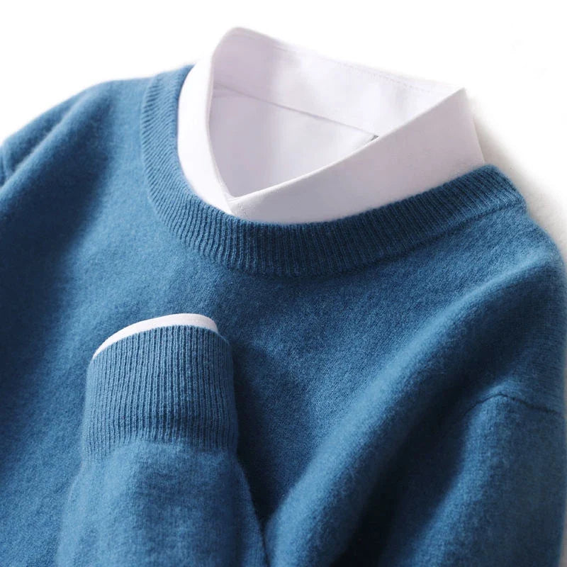 Lucy | Merino uld trøje med rund hals — 7