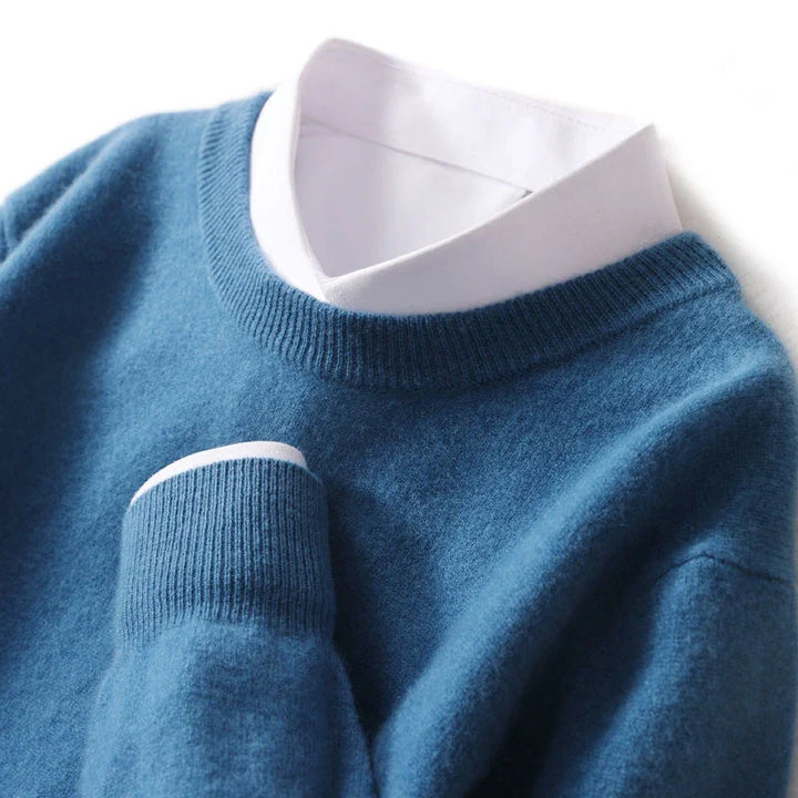 Lucy | Merino uld trøje med rund hals — 7