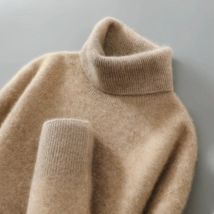 Olivia | Merino uld rullekravetrøje — 1