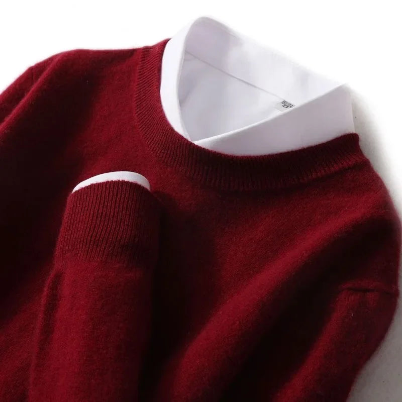 Lucy | Merino uld trøje med rund hals — 10