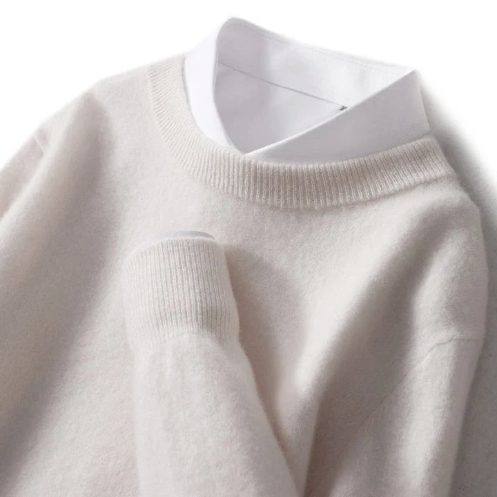 Lucy | Merino uld trøje med rund hals — 5