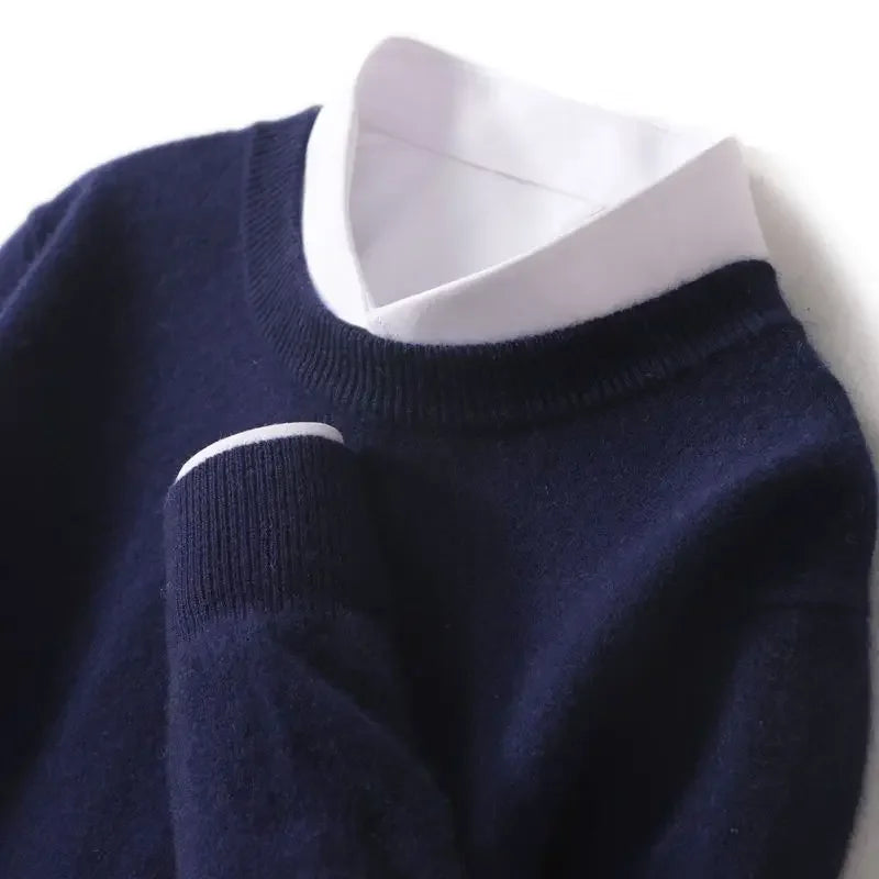 Lucy | Merino uld trøje med rund hals — 6