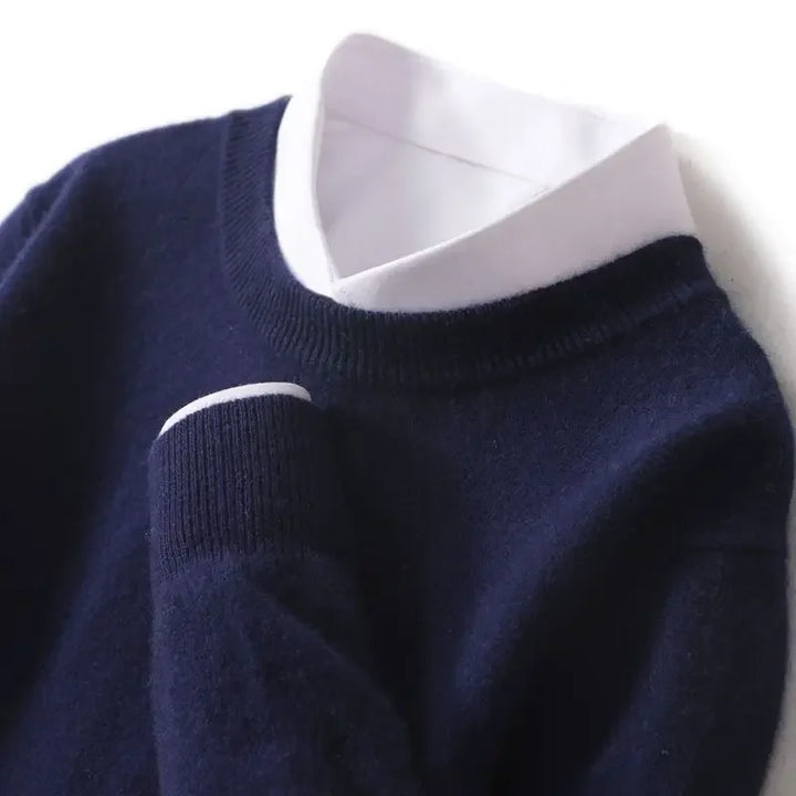 Lucy | Merino uld trøje med rund hals — 6