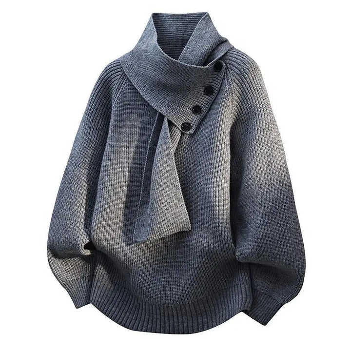 Imogen™ | Hyggelig sweater med halstørklæde — 2