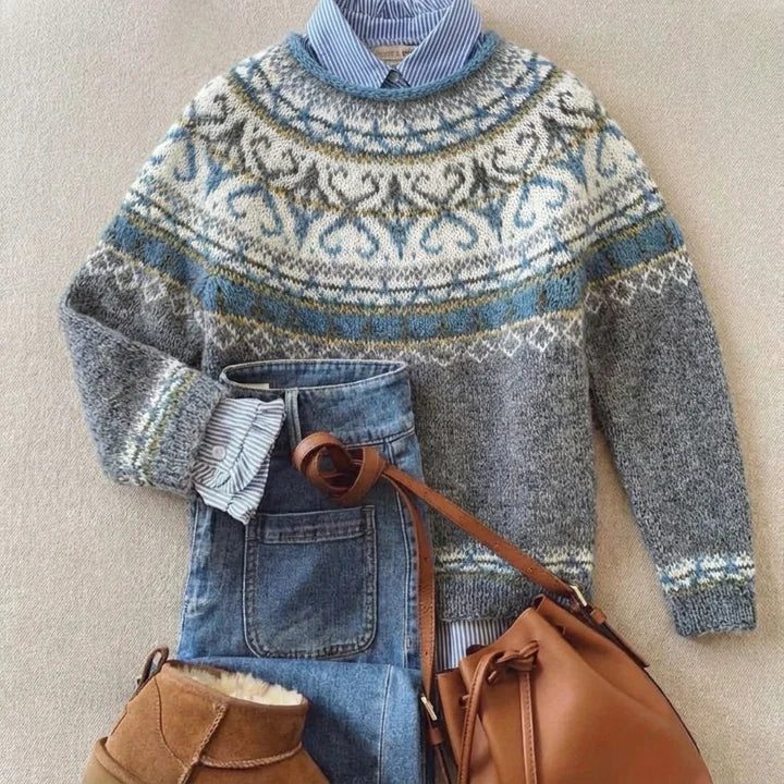 Luxe™ | Chic vintage striktrøje — 1
