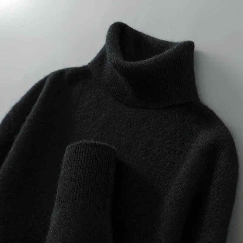 Olivia | Merino uld rullekravetrøje — 5