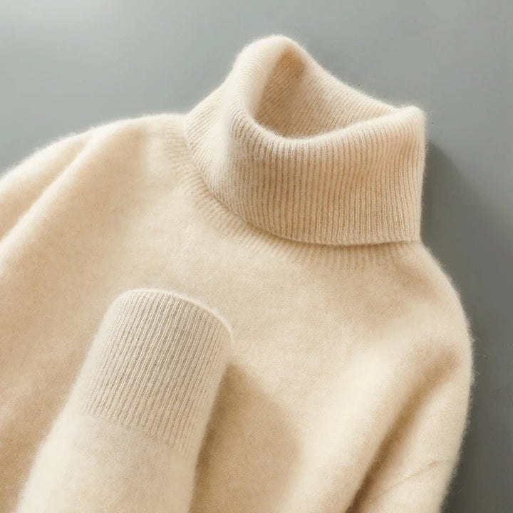 Olivia | Merino uld rullekravetrøje — 6