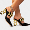 Signe | Metallpynt Sandaler