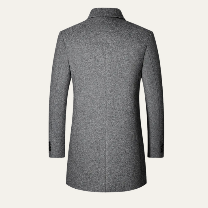 Freja Andersen | Herre Elegant varm lang uldblanding frakke