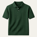 Freja Andersen | Herre åndbar til arbejde strik poloshirt