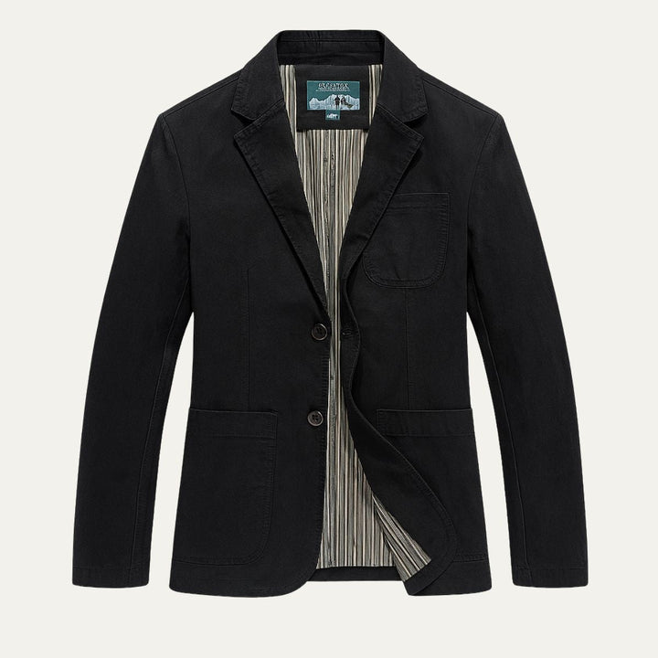 Freja Andersen | Herre bomuld blazer Style vindjakke med lommer