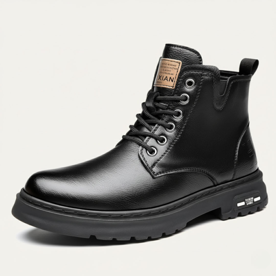 Lipari | Herre Durable Non Slip læder Ankle støvler