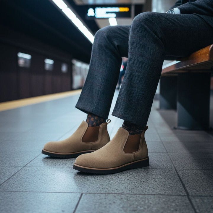 Orkney | Herre Street Style ruskind Chelsea sko