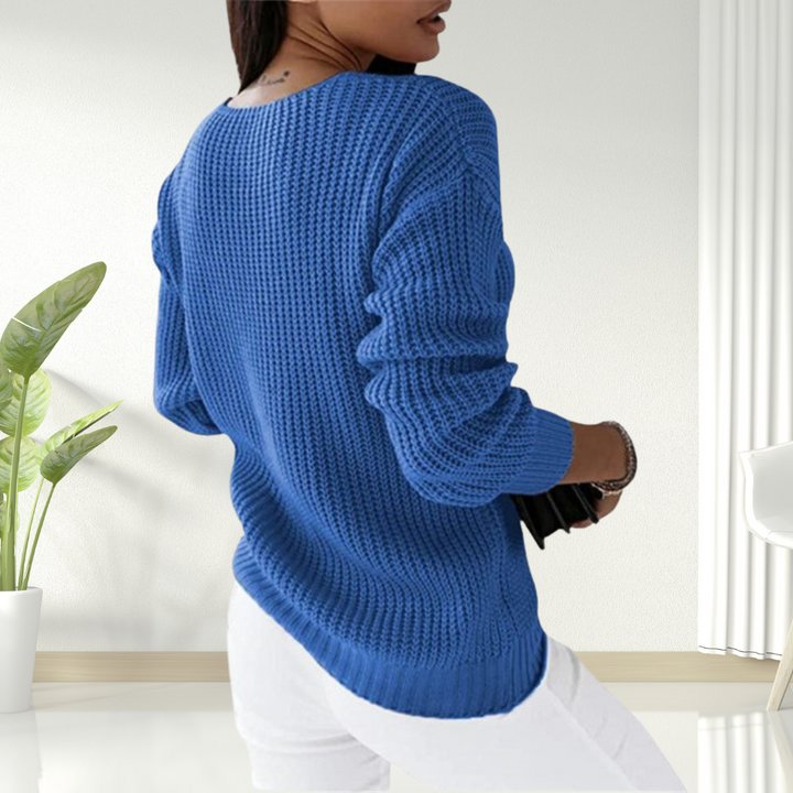 Oriana | Behagelig sweater med V-hals — 8