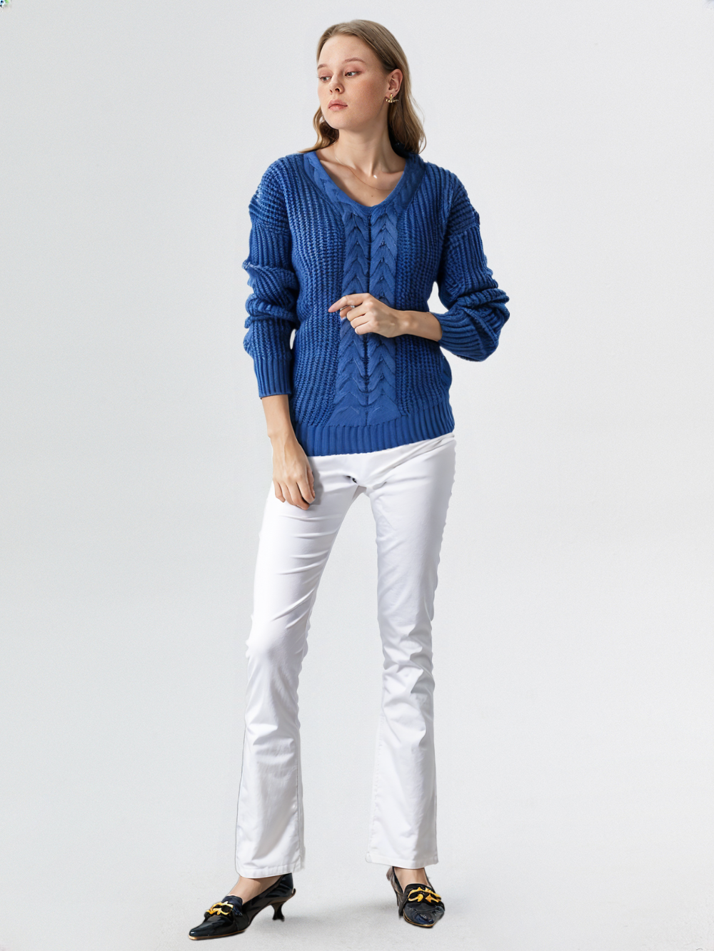 Oriana | Behagelig sweater med V-hals — 19