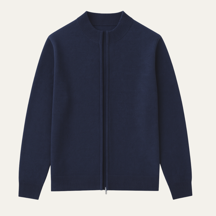 Oldmarket kashmir trøje - herre 100% blød luksus uld strik cardigan