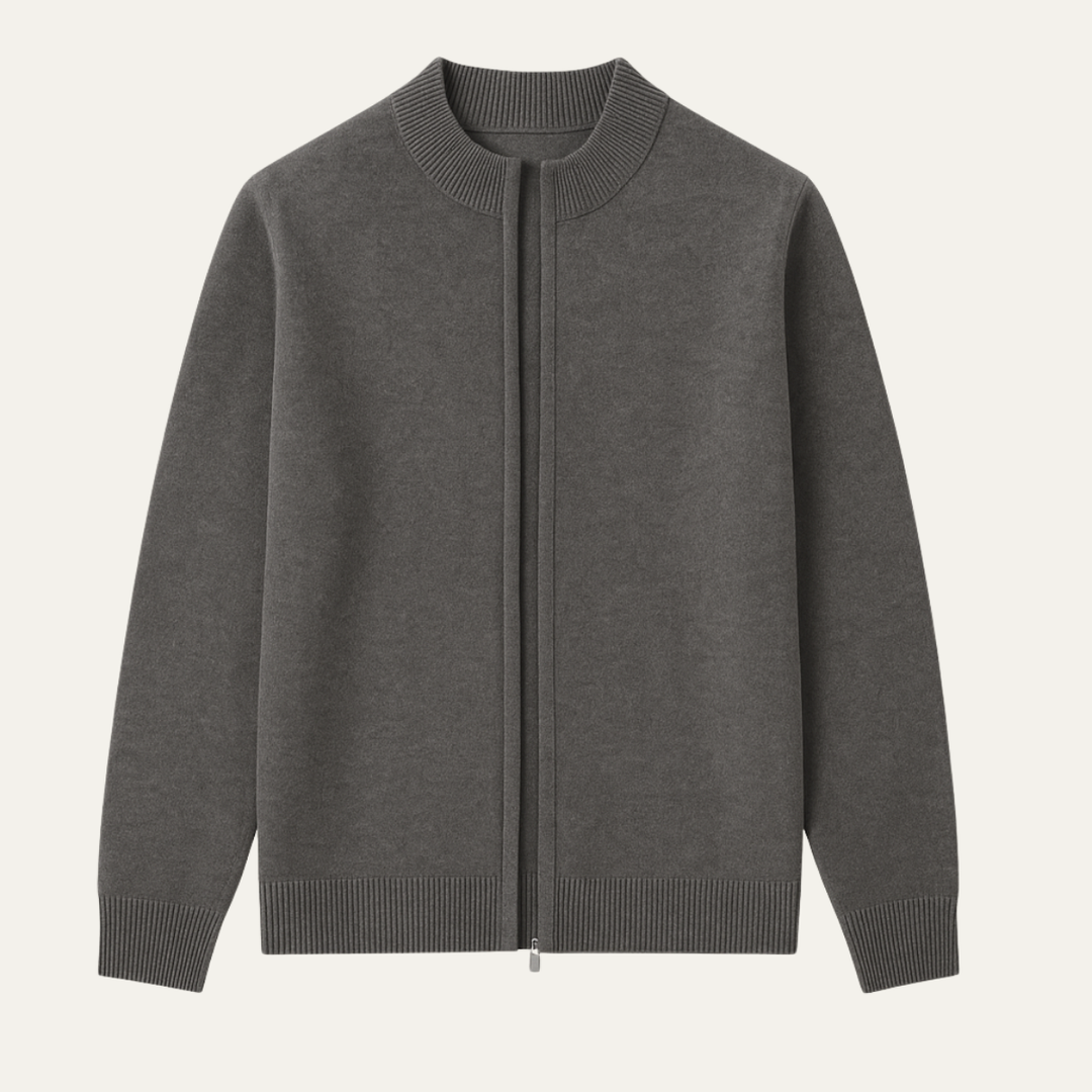 Oldmarket kashmir trøje - herre 100% blød luksus uld strik cardigan