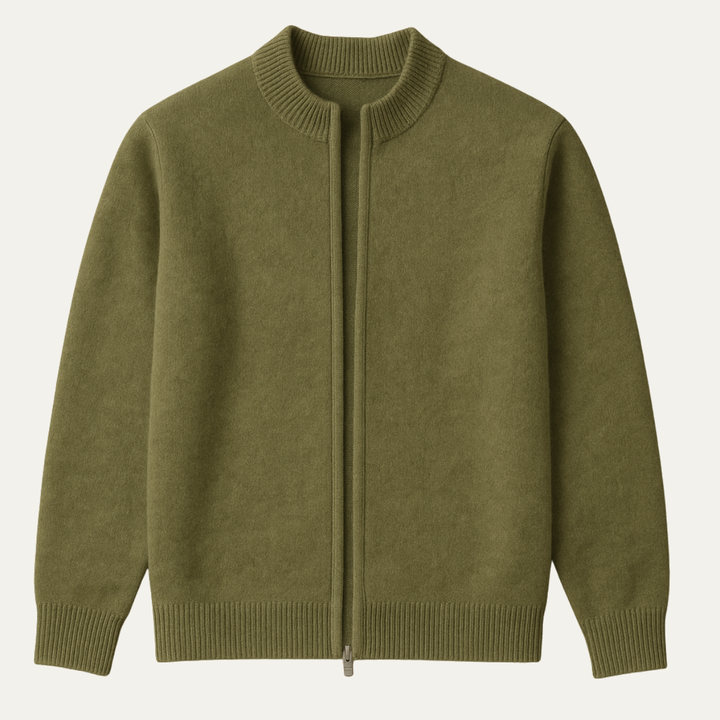 Oldmarket kashmir trøje - herre 100% blød luksus uld strik cardigan