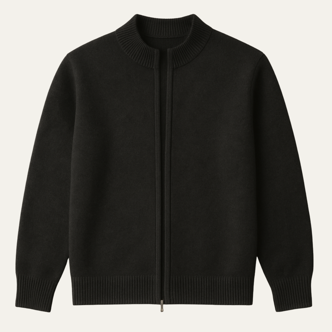 Oldmarket kashmir trøje - herre 100% blød luksus uld strik cardigan