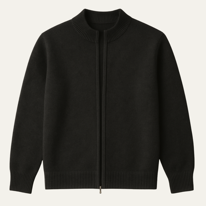 Oldmarket kashmir trøje - herre 100% blød luksus uld strik cardigan