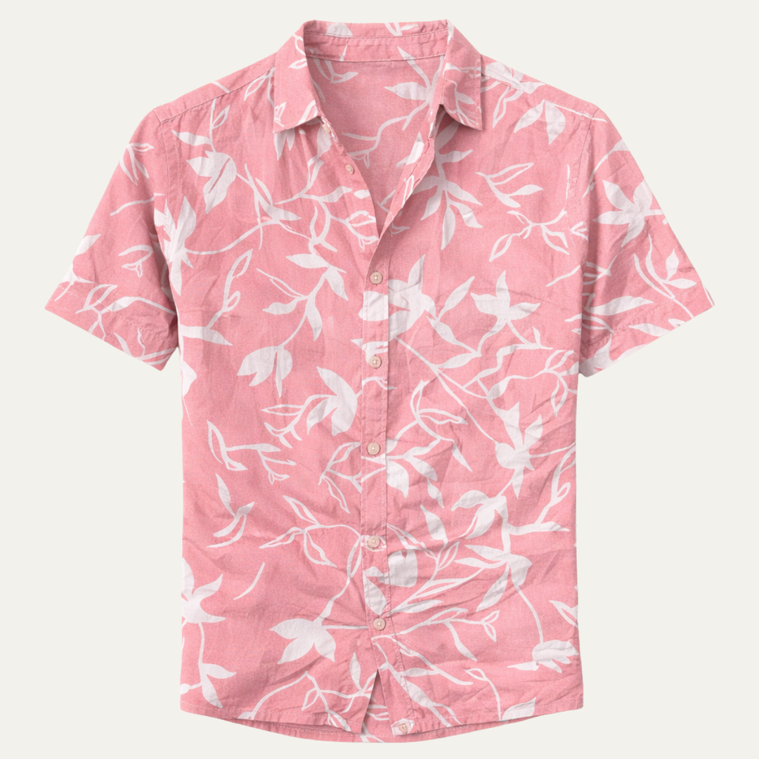 Maple Gate herre Holiday Tropical Coconut mønster Hawaiian Beach skjorte