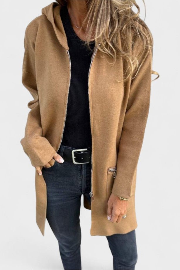 Freja Andersen | Elegant strikjakke til lag-på-lag