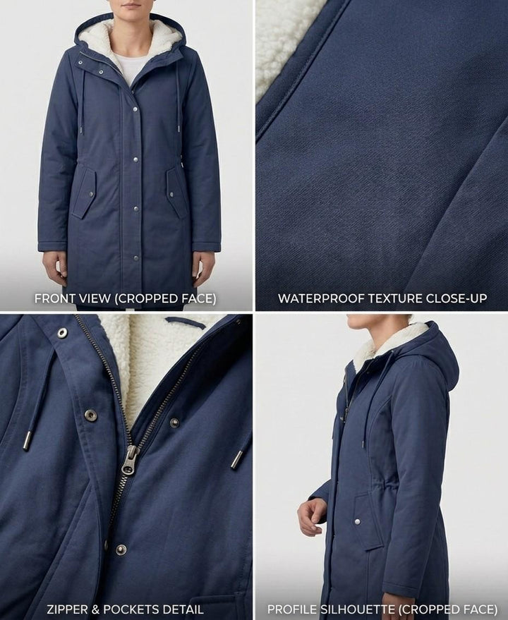 Amélie | Lang vandtæt parka — 4